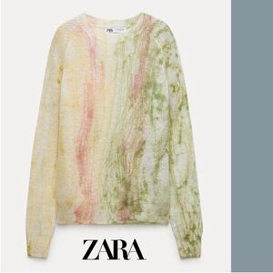 Zara Alpaca & Wool Tie Dye Sweater